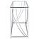 Lille Glass Top Rectangular Sofa Table Accents Chrome by Coaster