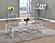 Lille Glass Top Rectangular Sofa Table Accents Chrome by Coaster
