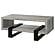 Dinard Coffee Table with Shelf Grey Driftwood by Coaster
