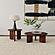 Dale Round Solid Mango Wood Side End Table Brown by Coaster