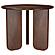 Dale Round Solid Mango Wood Side End Table Brown by Coaster