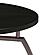 Dacre Round Coffee Table Dark Grey and Black Nickel by Coaster