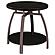 Dacre 2-piece Round Coffee and End Table Set Dark Charcoal by Coaster