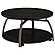 Dacre 2-piece Round Coffee and End Table Set Dark Charcoal by Coaster
