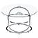 Warren 3-piece Occasional Set Chrome and Clear by Coaster