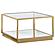 Renee 2-piece Square Occasional Set Rose Brass by Coaster