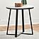 Hugo Metal Base Round End Table White and Matte Black by Coaster