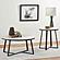 Hugo Metal Base Round End Table White and Matte Black by Coaster