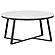 Hugo 2-piece Coffee and End Table Set White Faux Marble by Coaster