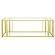 Adri Metal Frame Coffee Table Matte Brass by Coaster