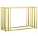 Adri Metal Frame Sofa Table Matte Brass by Coaster