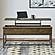 Byers Black Coffee Table with Hidden Storage Brown Oak and Sandy Black by Coaster