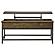Byers Black Coffee Table with Hidden Storage Brown Oak and Sandy Black by Coaster