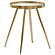 Kaelyn Round Mirror Top End Table Gold by Coaster