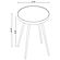 Kaelyn 3-piece Round Coffee and End Table Set Gold by Coaster
