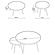 Kaelyn 3-piece Round Coffee and End Table Set Gold by Coaster