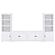 Laughlin 3-piece Entertainment Center TV Stand White by Coaster