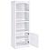 Laughlin 3-shelf Engineered Wood Media Tower White by Coaster