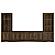 Laughlin 3-piece Entertainment Center TV Stand Dark Pine by Coaster