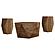 Zalika 3-piece Solid Wood Coffee and End Table Set Natural by Coaster