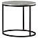 Lainey Faux Marble Round Top End Table Grey and Gunmetal by Coaster
