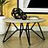 Hadi Round SmartTop Coffee Table Cement and Gunmetal by Coaster