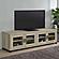 Sachin 4-Door Engineered Wood 79-inch TV Stand Distressed Pine by Coaster