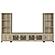 Sachin 3-piece 79-inch TV Entertainment Center Antique Pine by Coaster
