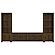 Sachin 3-piece 79-inch TV Entertainment Center Dark Pine by Coaster