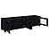 Jupiter 3-piece Entertainment Center 79-inch TV Stand Black by Coaster