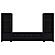 Jupiter 3-piece Entertainment Center 79-inch TV Stand Black by Coaster