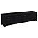 Jupiter 4-door 79" TV Stand Media Console w/Framed Glass Panels Black by Coaster