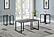 Nyla 3-piece Occasional Set Weathered Grey and Black by Coaster