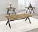 Colmar 3-piece Trestle Occasional Table Set Golden Oak and Gunmetal by Coaster