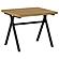 Colmar 3-piece Trestle Occasional Table Set Golden Oak and Gunmetal by Coaster