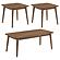 Radley 3-piece Rectangular Coffee Table Set Natural Walnut by Coaster