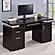 Tracy 2-drawer Computer Desk Cappuccino by Coaster