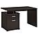 Irving 2-drawer Office Desk w/Cabinet Cappuccino by Coaster