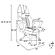 Bruce Adjustable Height Office Chair White and Silver by Coaster