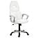 Bruce Adjustable Height Office Chair White and Silver by Coaster