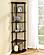 Bonwick 5-shelf Corner Bookshelf Cappuccino by Coaster
