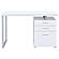 Brennan 3-drawer Office Desk White by Coaster