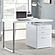 Brennan 3-drawer Office Desk White by Coaster