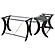 Monterey 3-piece L-shaped Computer Desk Set Cappuccino by Coaster