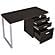 Brennan 3-drawer Office Desk Cappuccino by Coaster