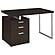 Brennan 3-drawer Office Desk Cappuccino by Coaster
