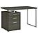 Brennan 3-drawer Office Desk Weathered Grey by Coaster