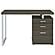 Brennan 3-drawer Office Desk Weathered Grey by Coaster