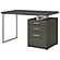 Brennan 3-drawer Office Desk Weathered Grey by Coaster
