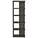 Harrison 5-tier Bookcase Weathered Grey by Coaster